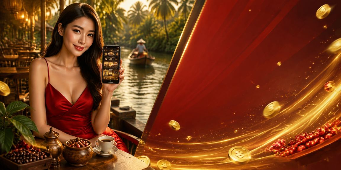 Người dùng vùng Mekong thưởng thức cà phê và xem kết quả xổ số miền Nam buổi chiều