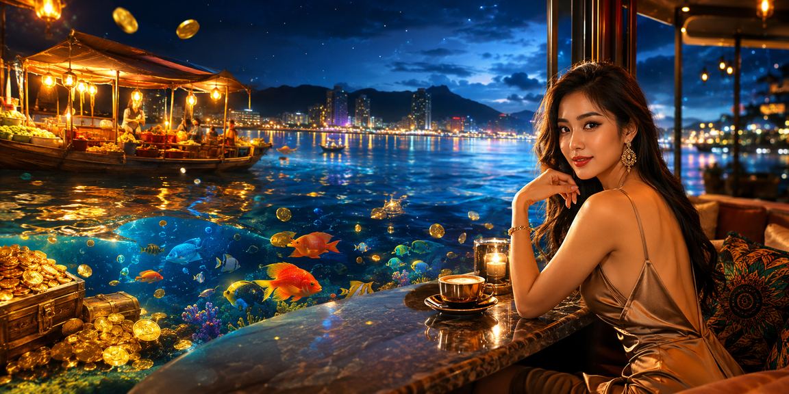 Người dùng tại Nha Trang thư giãn tại quán cà phê và tìm hiểu điều khoản dịch vụ cá cược trực tuyến
