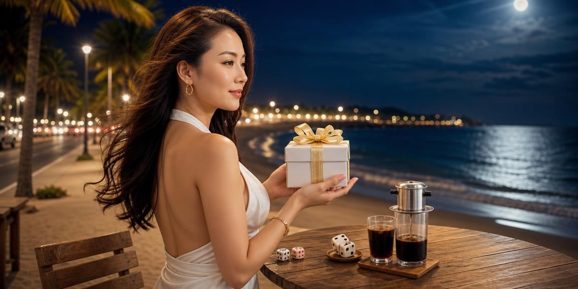 Người dùng tại Phan Thiết uống cà phê và chơi Tài Xỉu trực tuyến với ưu đãi casino trong buổi chiều
